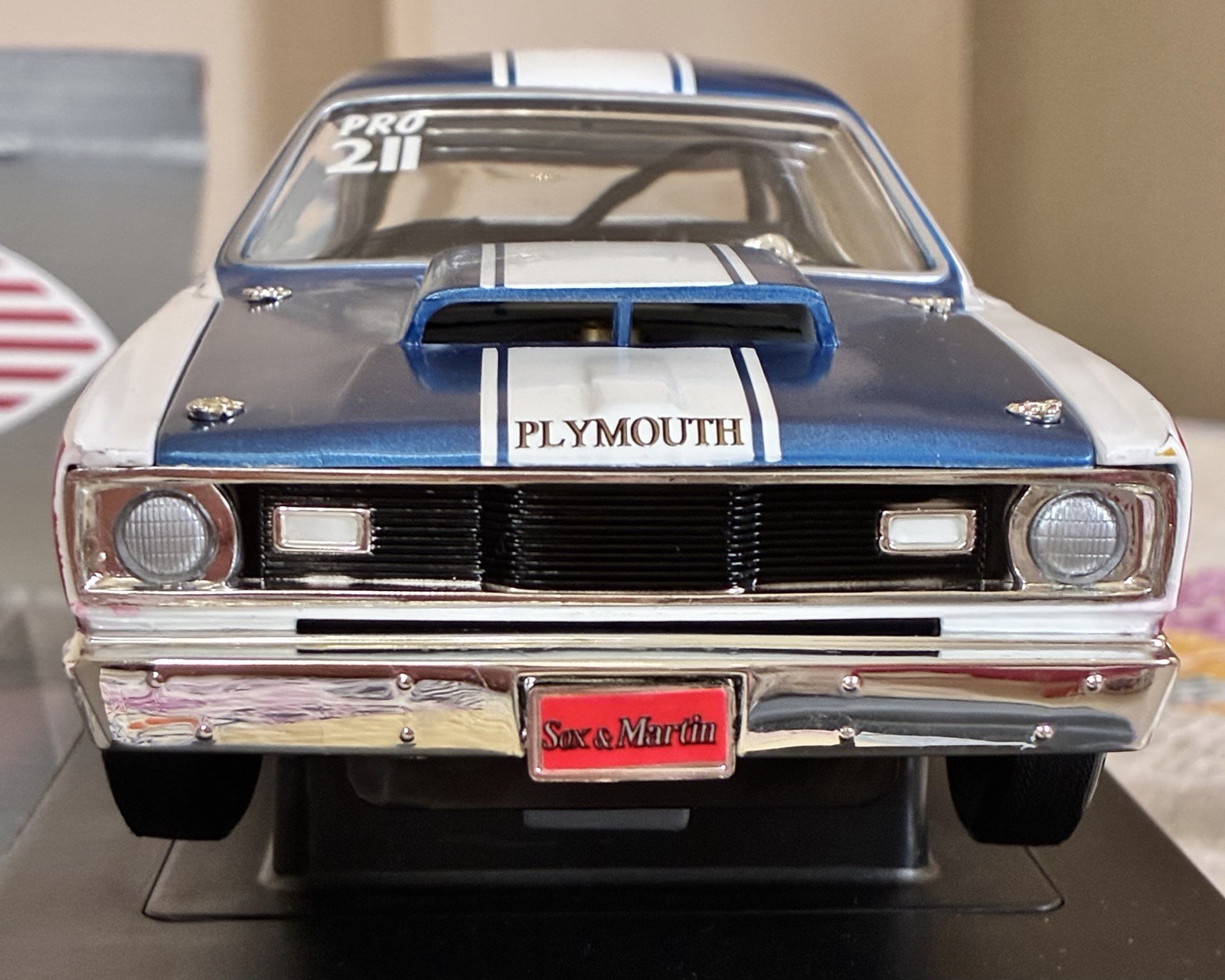 1/18 Ertl 1970 Plymouth Duster Sox and Martin by Supercar Collectibles