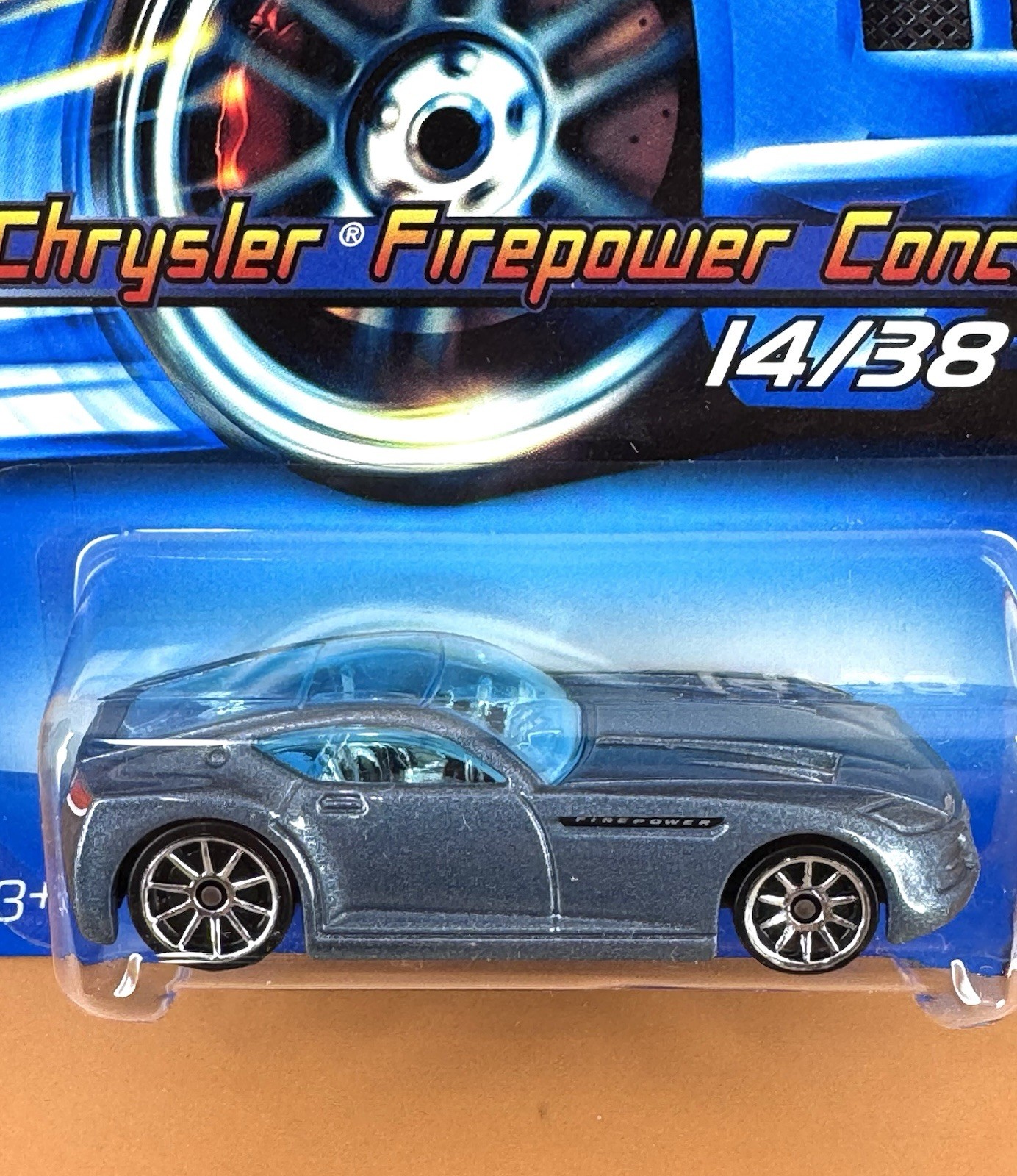 Hot Wheels 2006 First Editions CHRYSLER FIREPOWER CONCEPT Blue (lot of 2) 14/38