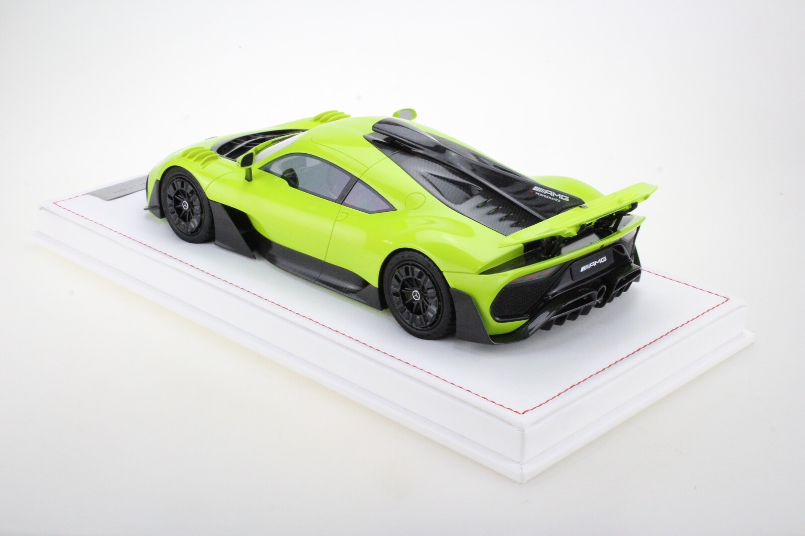 1/18 Ivy Models Mercedes Benz AMG one in bright Green Leather Base LAST ONE