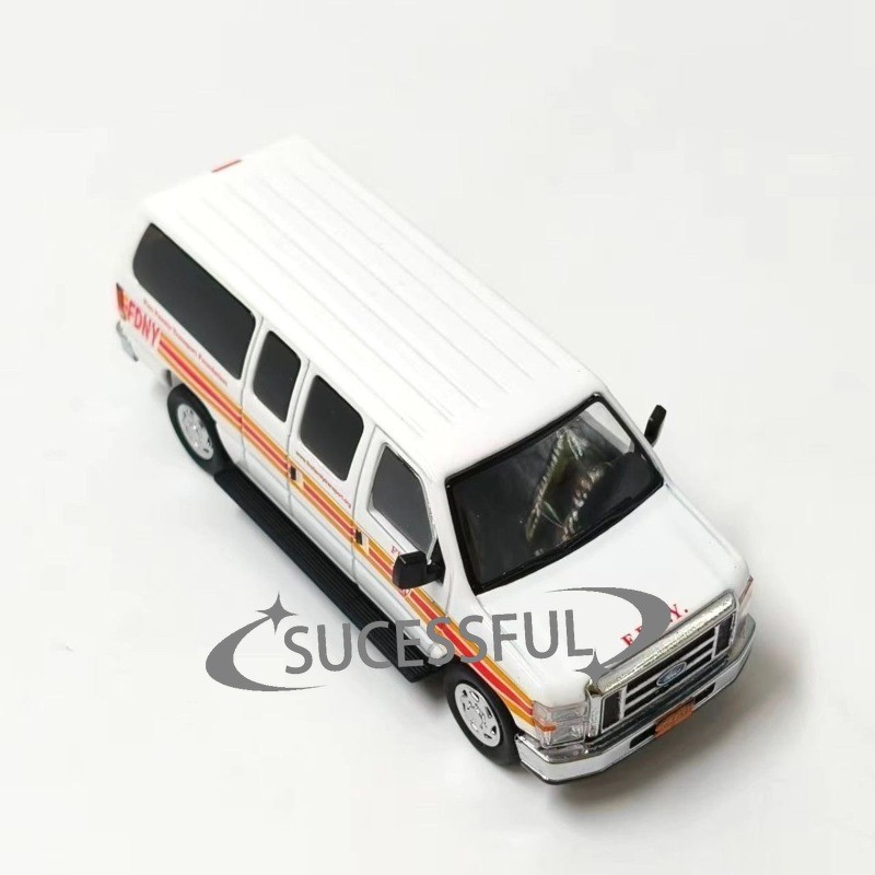 Greenlight 1:64 1978 Ford E-350 NYFD Ambulance Diecast Car Model