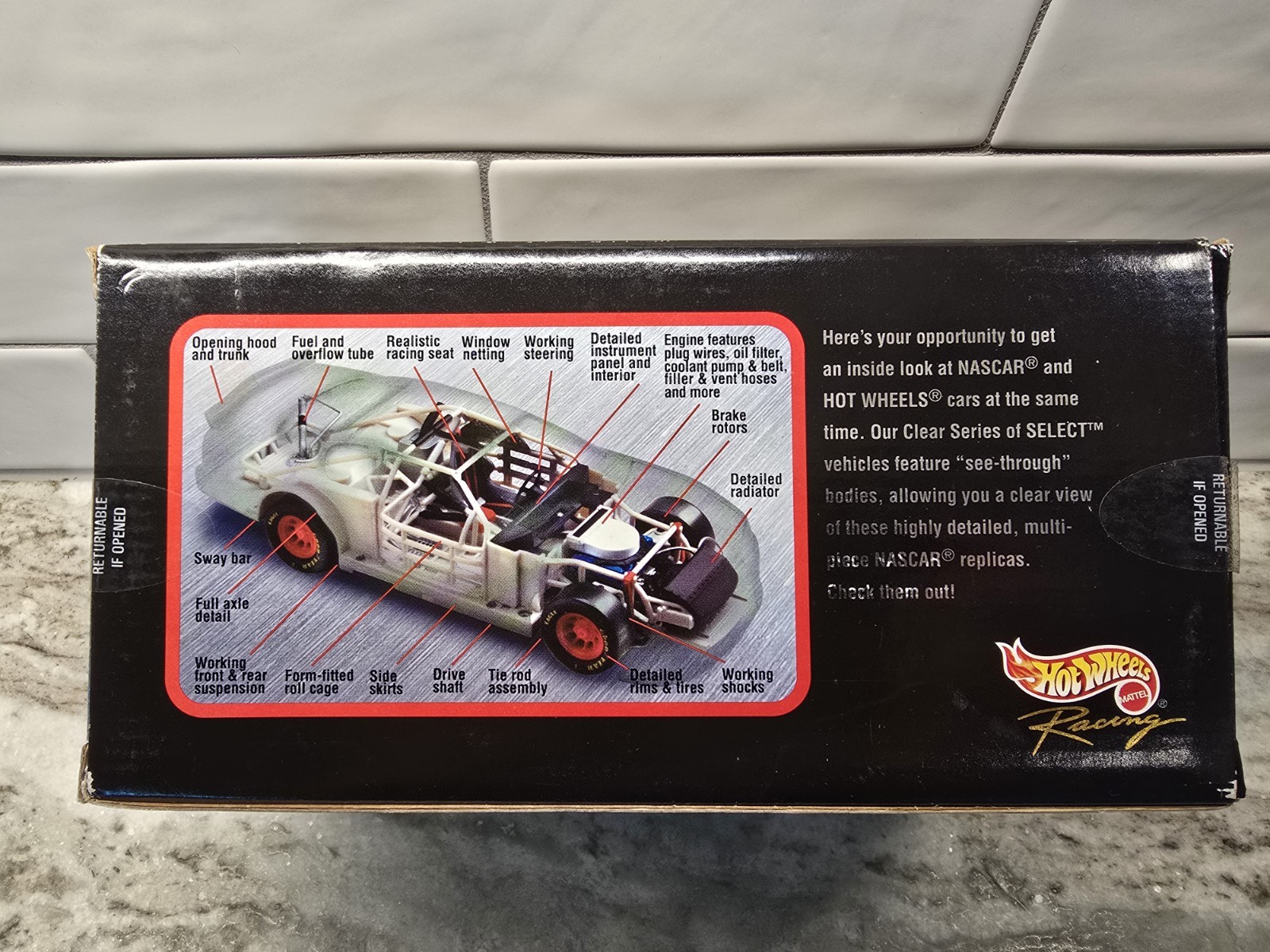 Bill Elliott Autographed Hot Wheels Racing #94 Drive Thru 1999 Ford With Stand