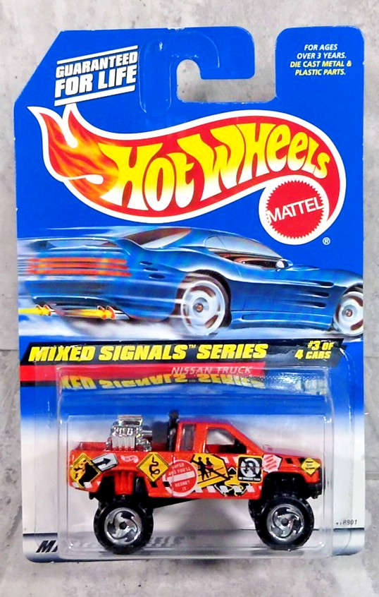 1997 Hot Wheels 30 Years Collector #735 Mixed Signals Series #3/4 Nissan Truck