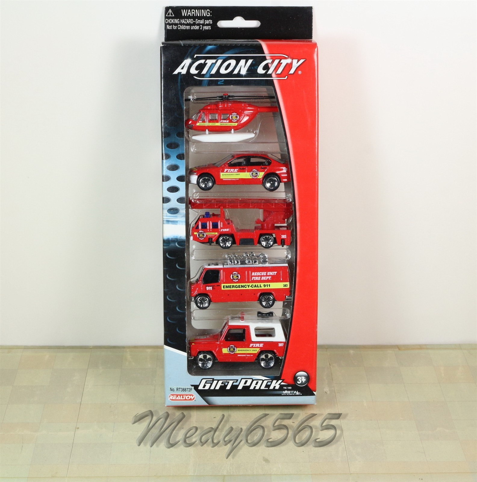 Action City Fire Department Set “5 Pieces” Gift Pack