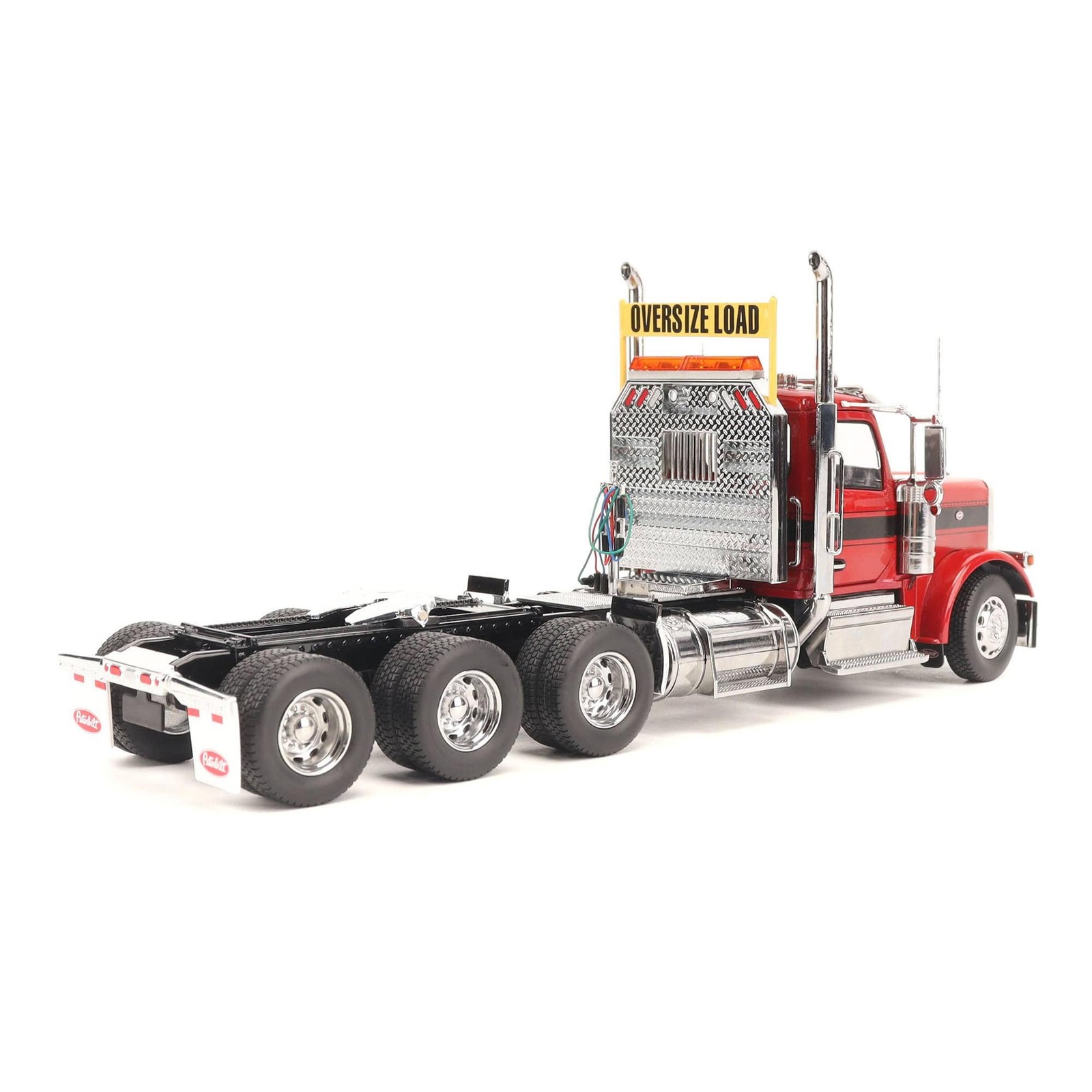 Diecast Masters 1/32 Peterbilt 589 Tridem-Axle Truck Day Cab Legendary Red 71147