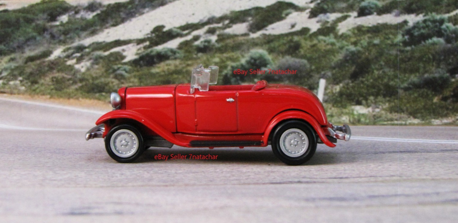 1932 Ford Roadster Flathead V8 Classic Hot Rod Model 1/64 Scale Limited Ed