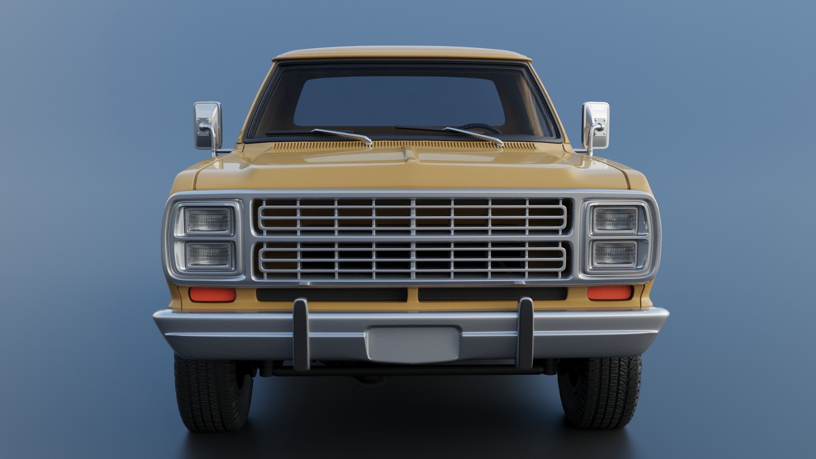 3d printed Dodge Power Wagon W150 1979 model car collectible replica