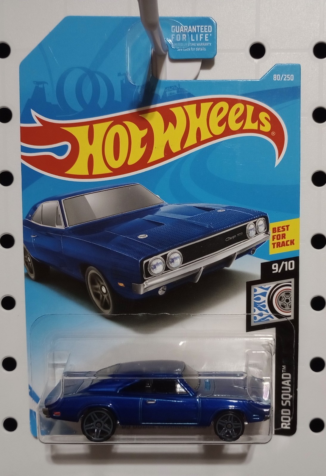 Hot Wheels ’69 DODGE CHARGER 500 Blue Rod Squad Blue