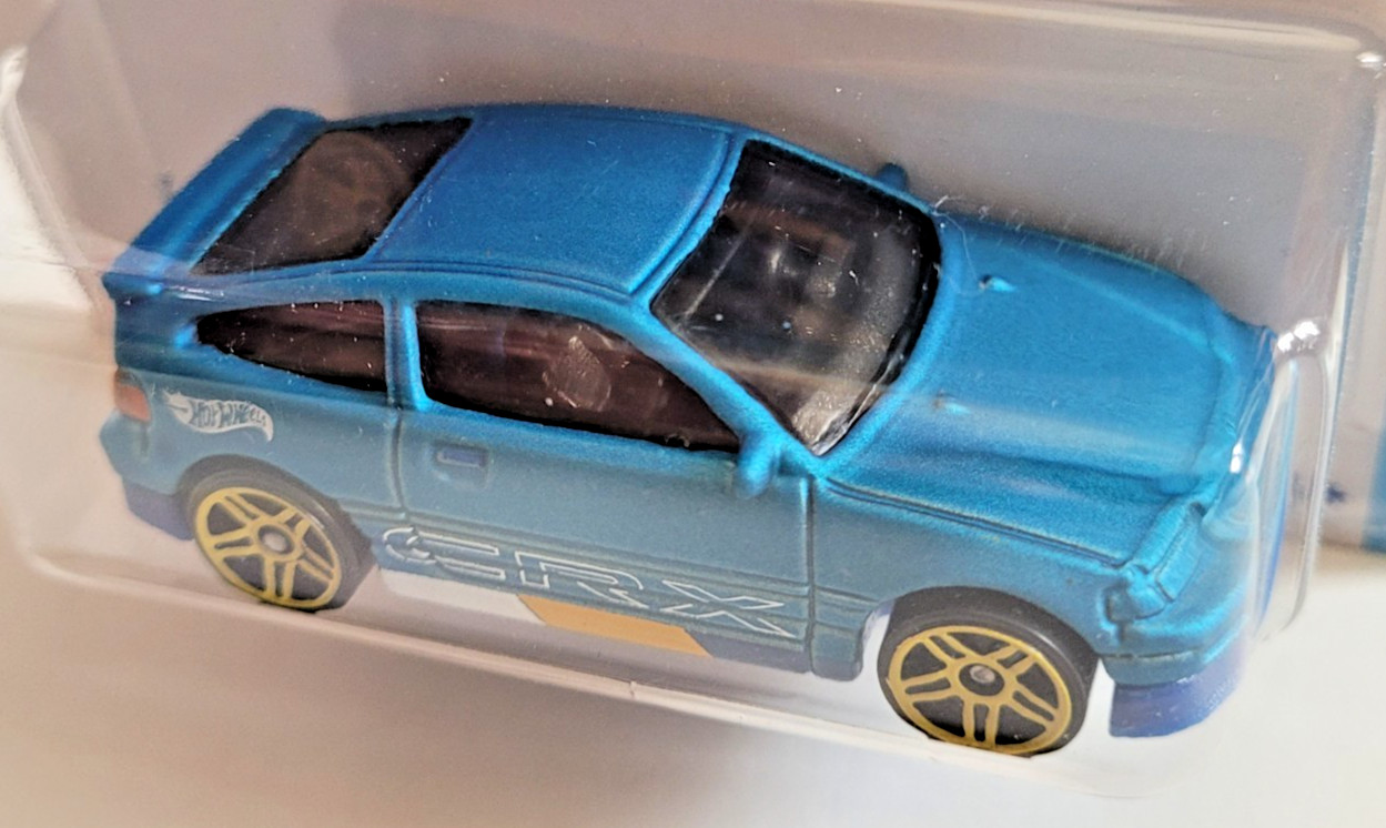 Hot Wheels 2023 HW J-Imports ’88 Honda CR-X Matte Light Blue