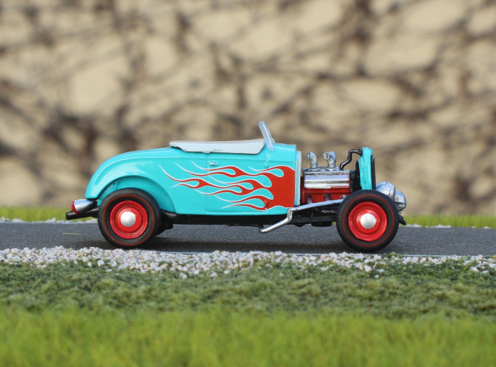 Castline 1/64 M2 Machines Custom 1932 Ford Roadster Rat Rod Hot Rod R88
