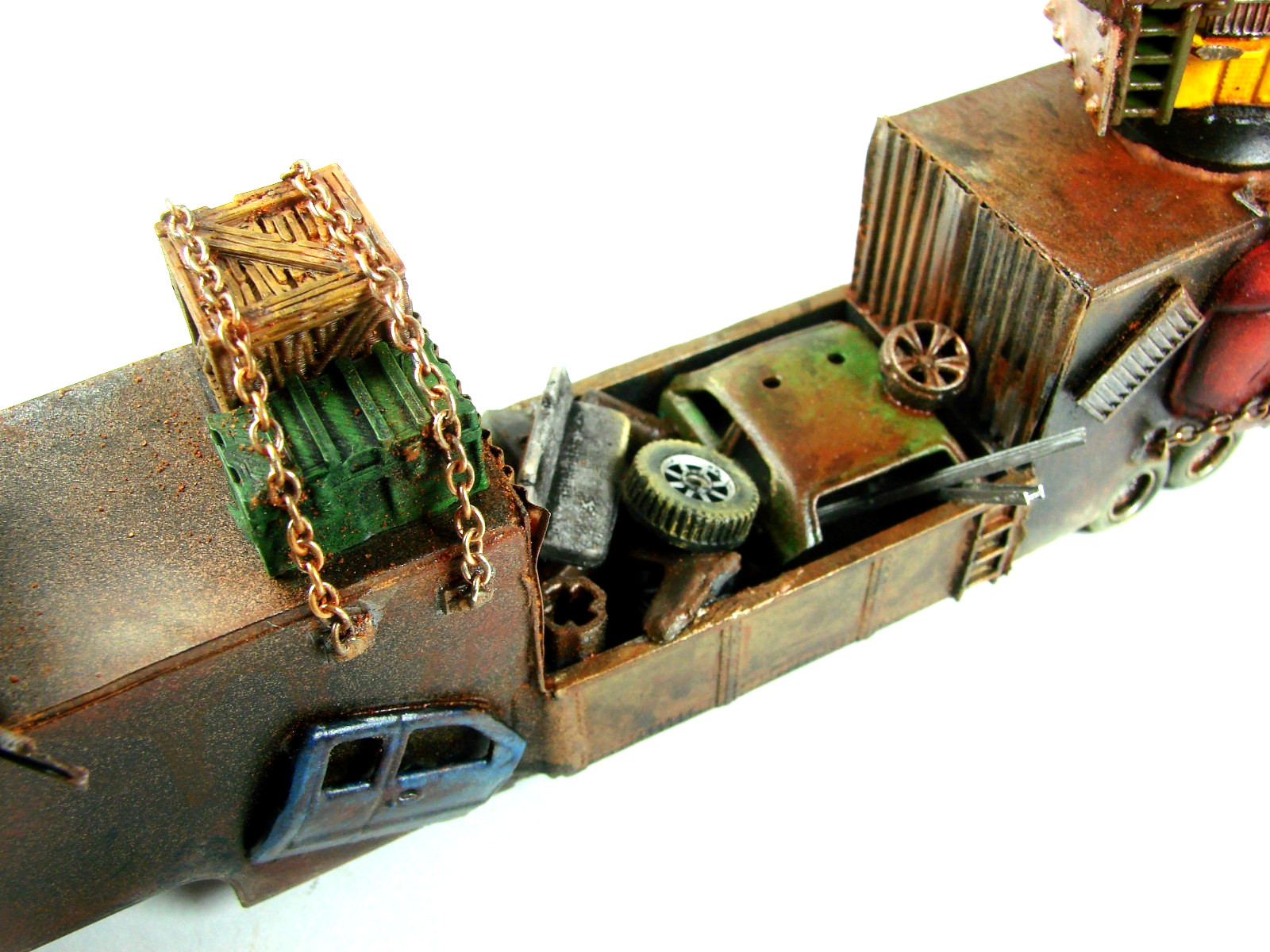 Gaslands War Rig Metal Scapper Custom Diecast 1/80 Mad Max Wastelands