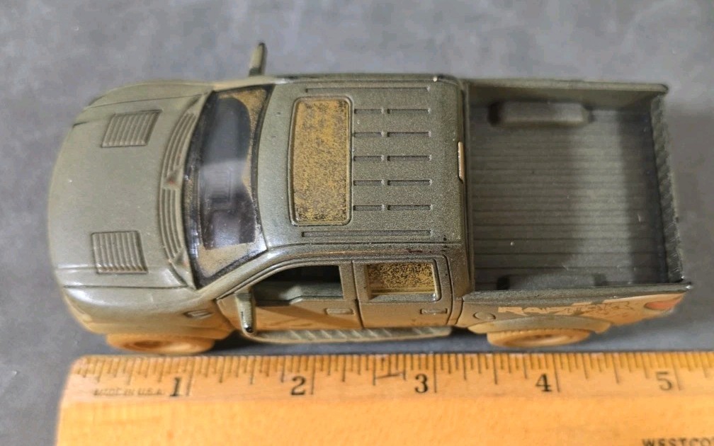 5″ Kinsmart FORD F-150 SVT Raptor SuperCrew PickUp 1:46 Diecast Muddy Green TRK