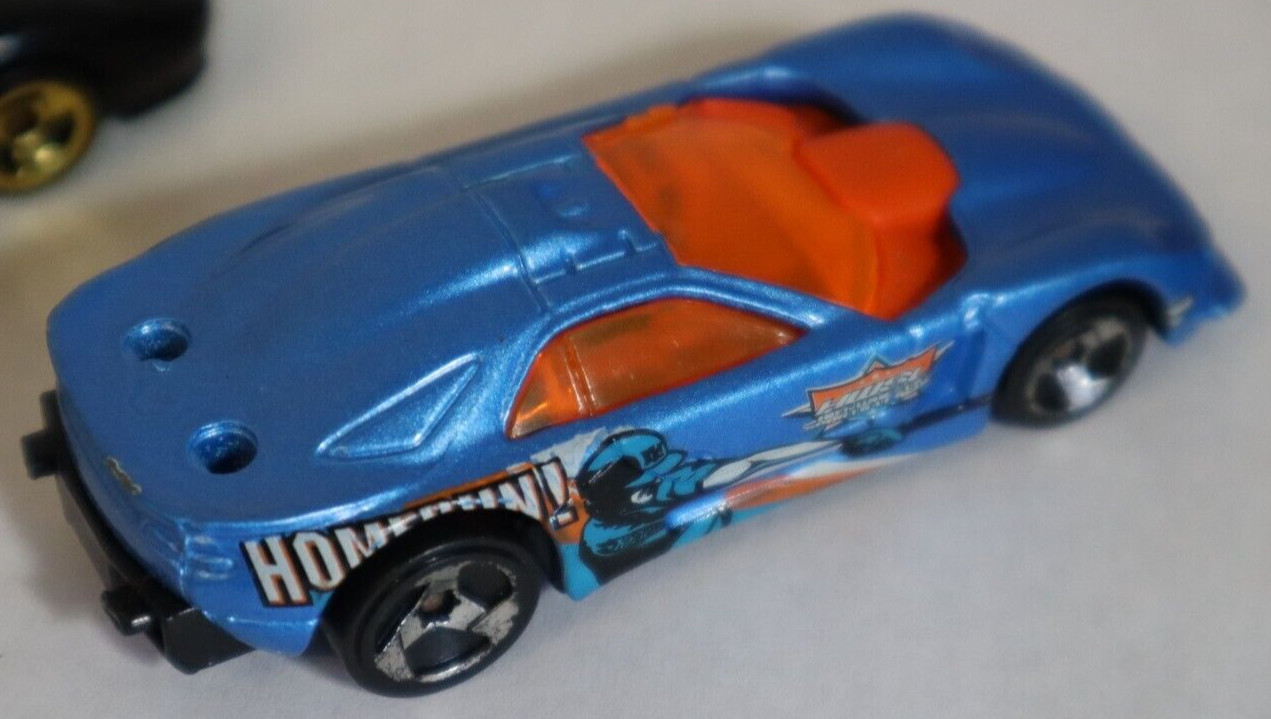 VTG Hot Wheels 1992 Jaquar Black 1998 Jaquar Blue 1996 Callaway Blue Lot of 3
