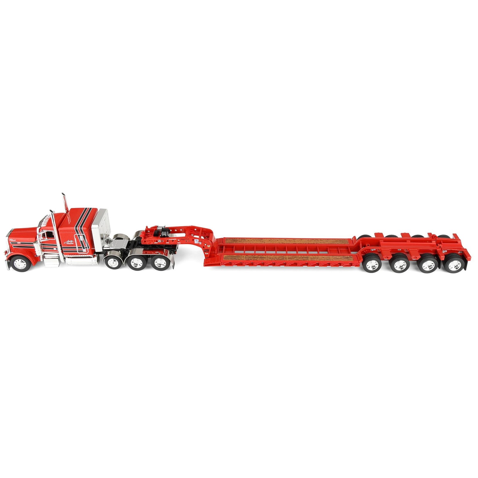 1/64 Peterbilt 379 Semi with Fontaine Magnitude Lowboy Trailer, DCP, 60-2355
