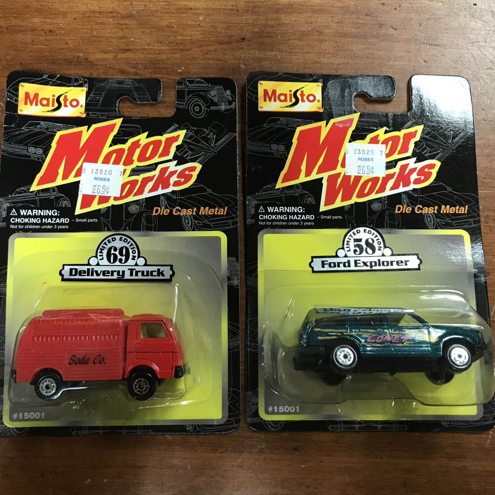 Maisto Motor Works Die Cast Metal Set / Limited Edition