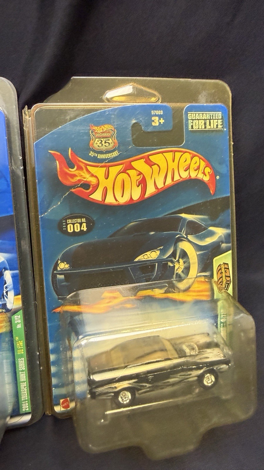 VTG Hot Wheels Treasure Hunts Lot 2001 3 CARS IN PROTECTO PAKS