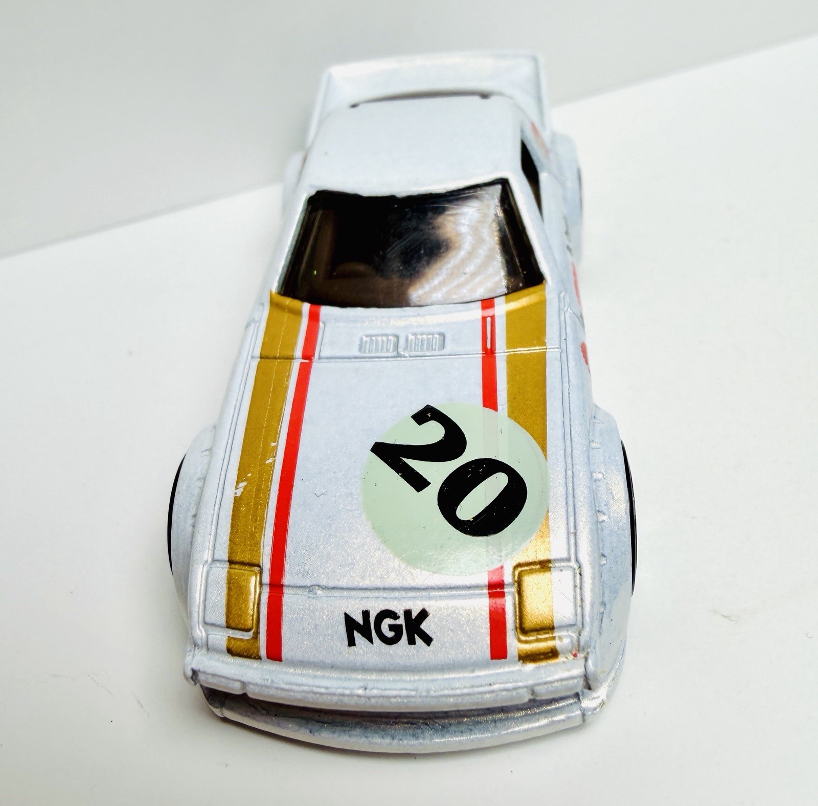 2012 Hot Wheels WHITE Mazda RX-7 Mystery Pack Super Speeders Kroger B Ozaki #20