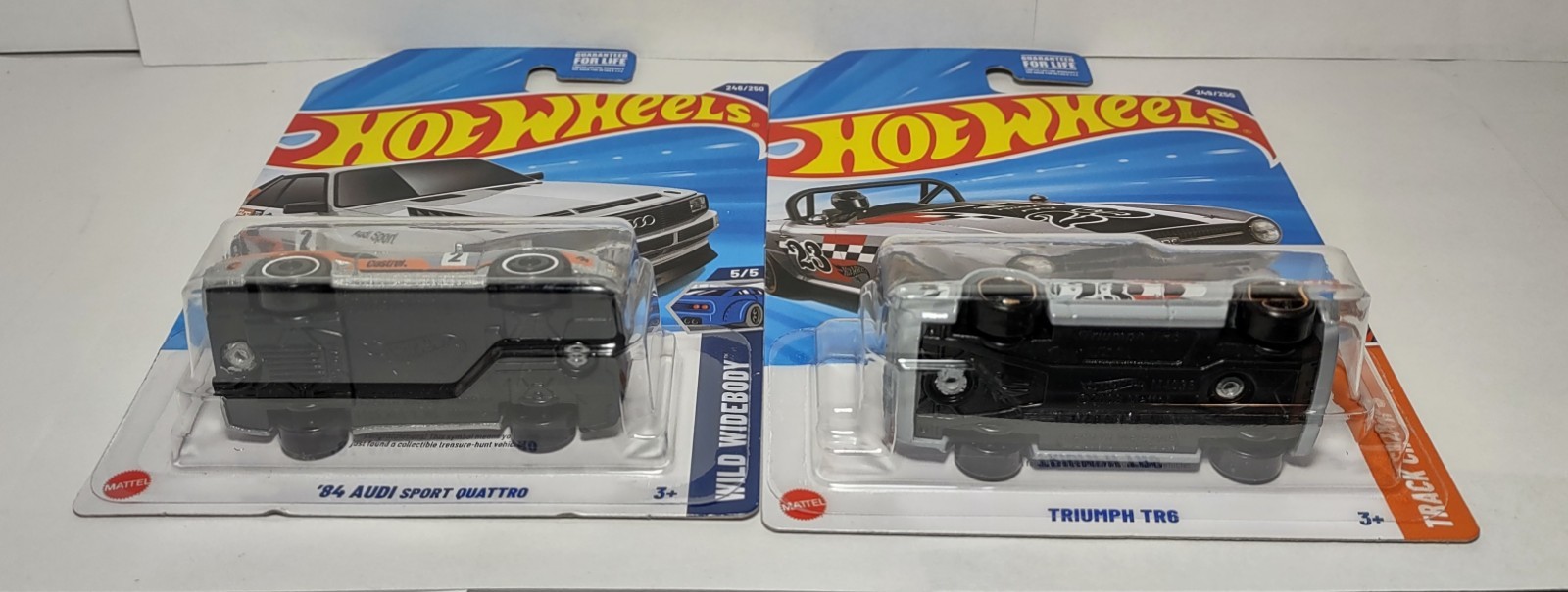 Hot Wheels Treasure Hunt ’84 Audi Sport Quattro Triumph TR6 Race Car TH Lot 2