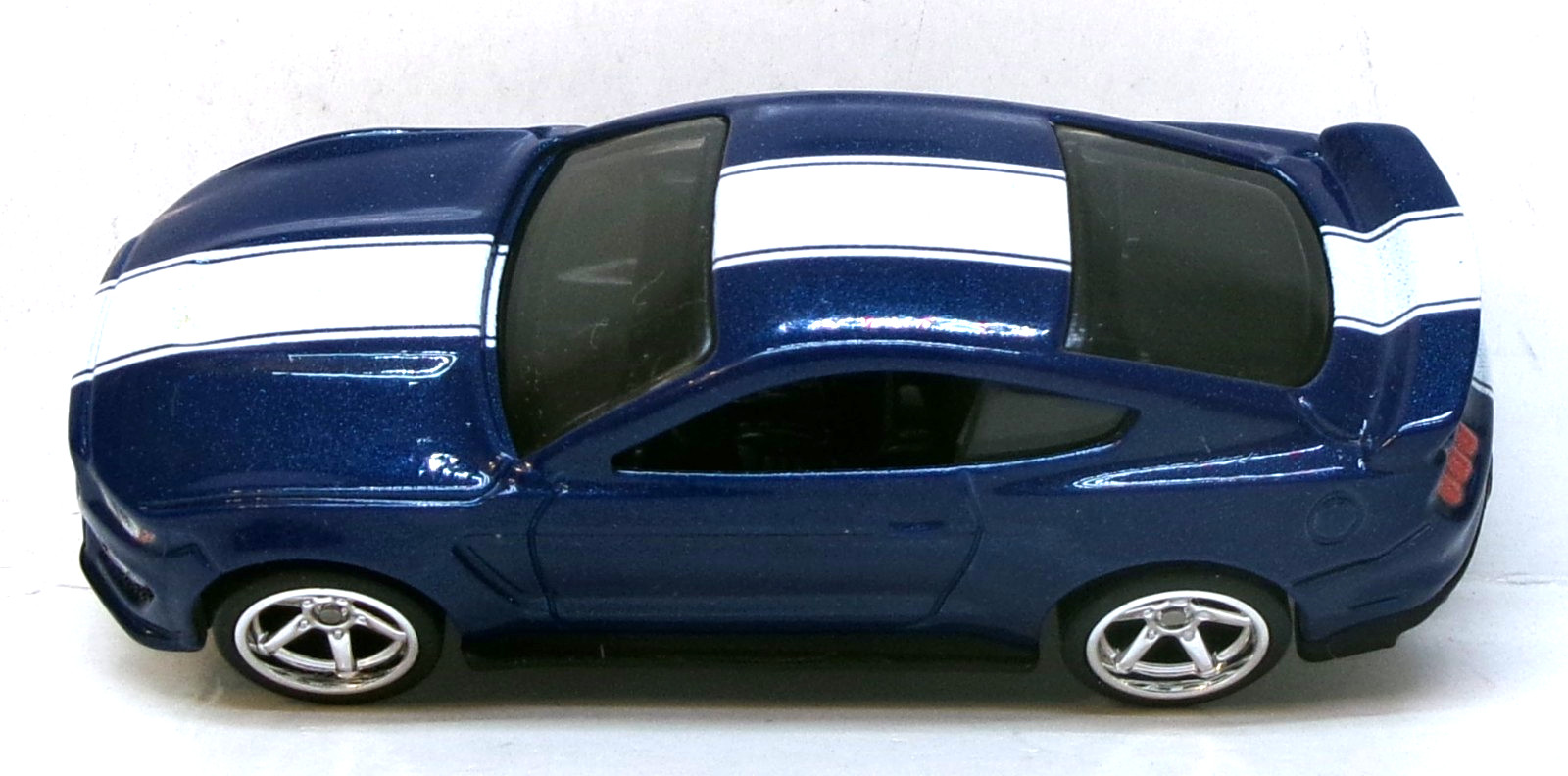 LOOSE 2023 HOT WHEELS PREMIUM DARK BLUE SHELBY GT350R WHEEL SWAP REAL RIDERS