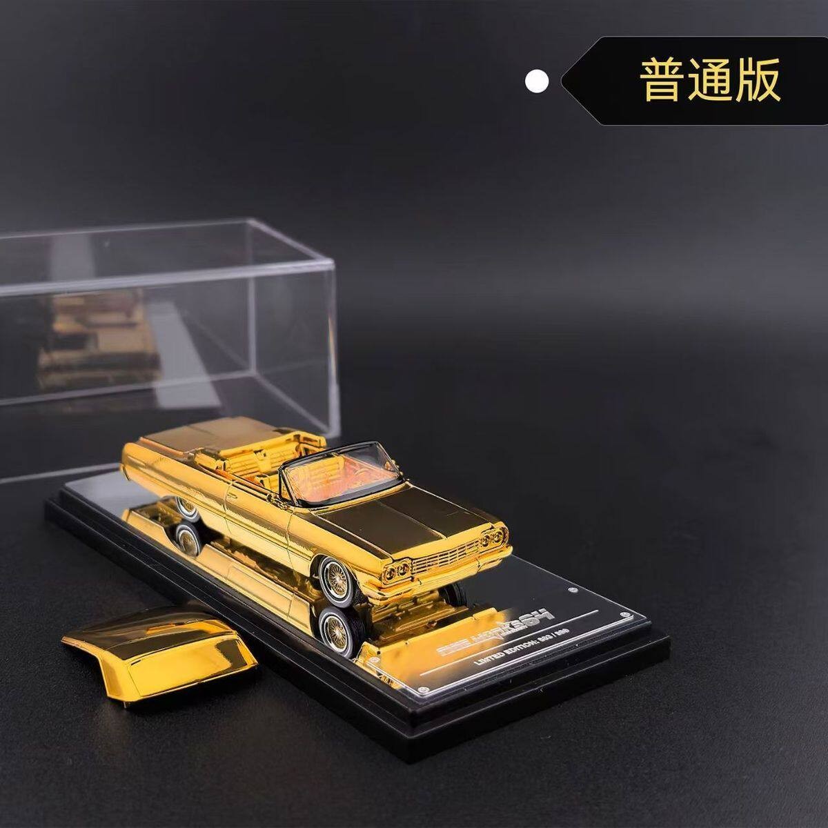 1/64 Impala Lowrider West Coast Bounce Alloy Model Collectible Car