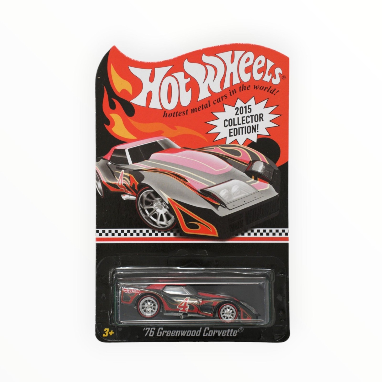 Hot Wheels ’76 Greenwood Corvette 4/5 – 2015 Collector Edition A