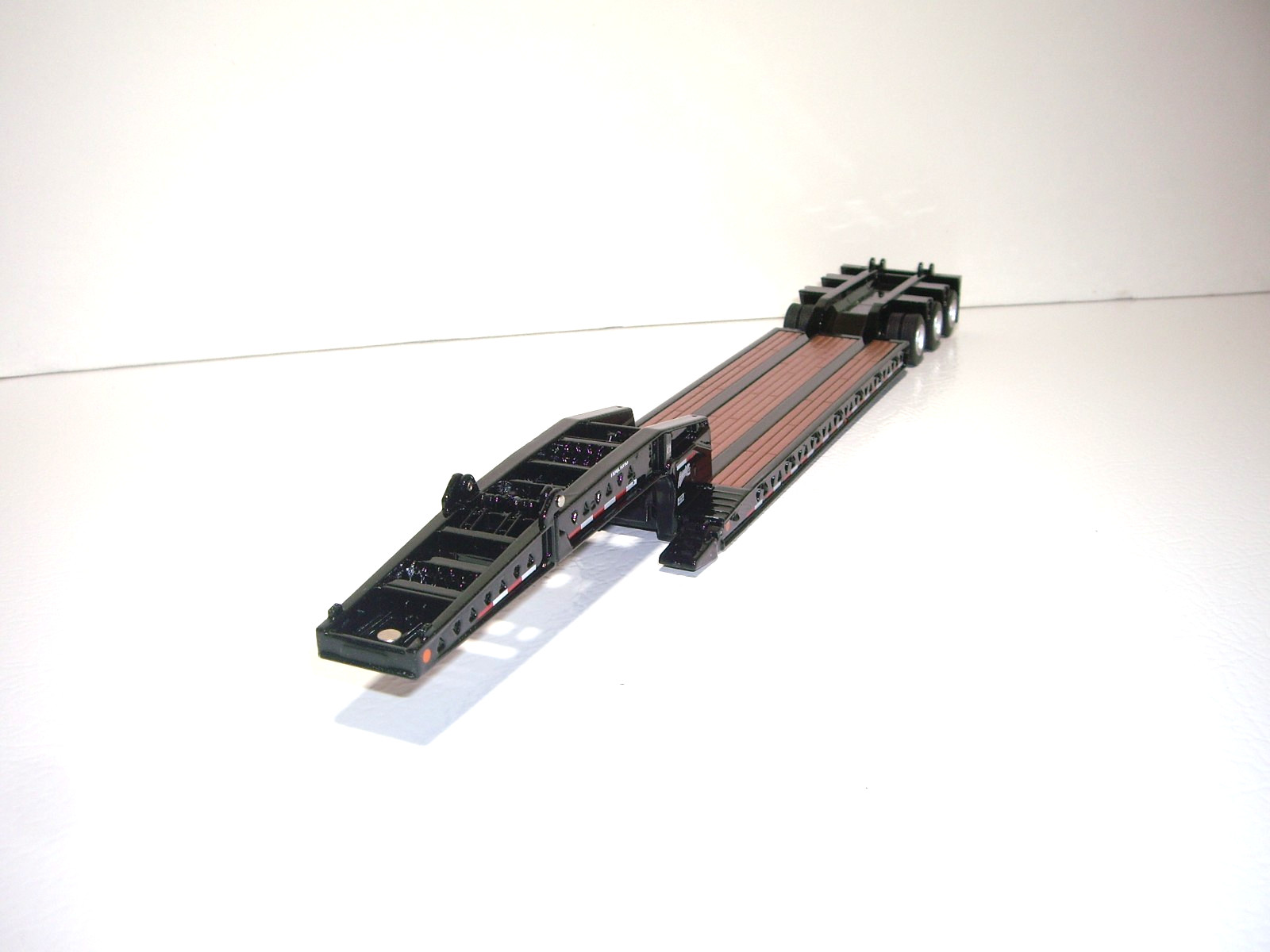 DIECAST MASTERS 1/64 BLACK TRAILKING TK170 LOWBOY JEEP BOOSTER SAME SCALE AS DCP