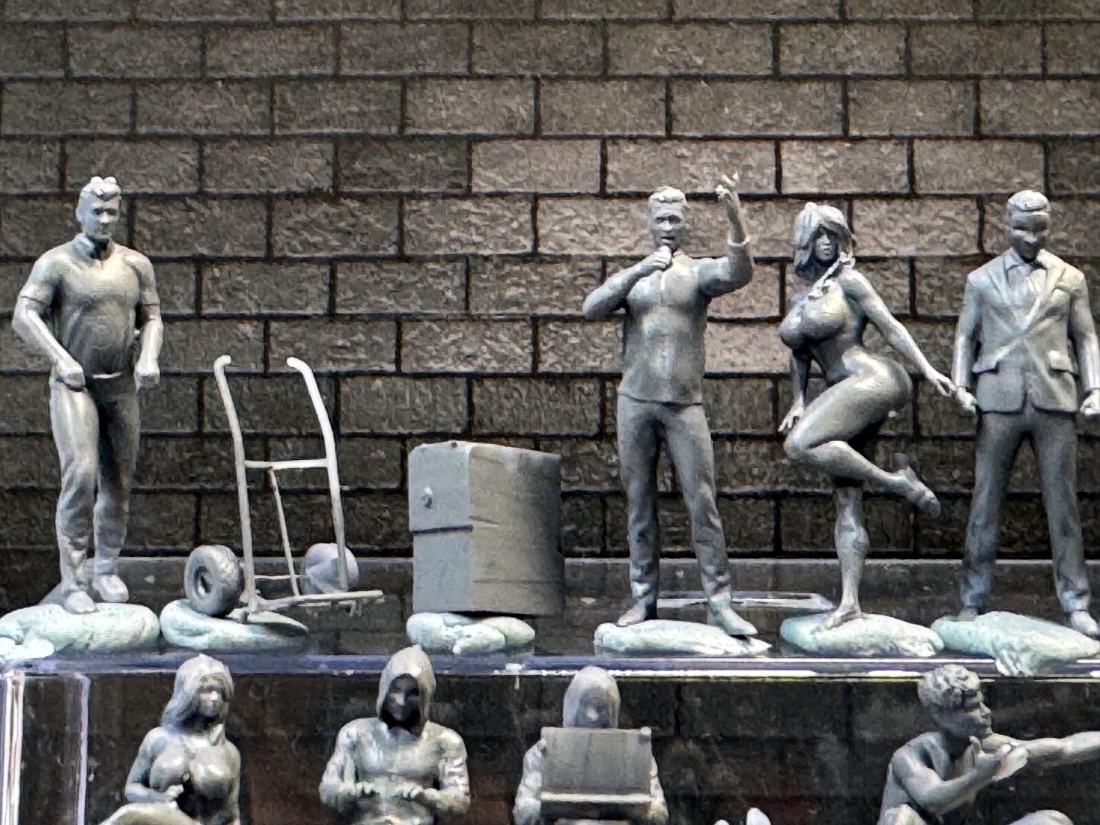 1:64 Figures – For Dioramas Miniature Figures 164 Fig Lot 376