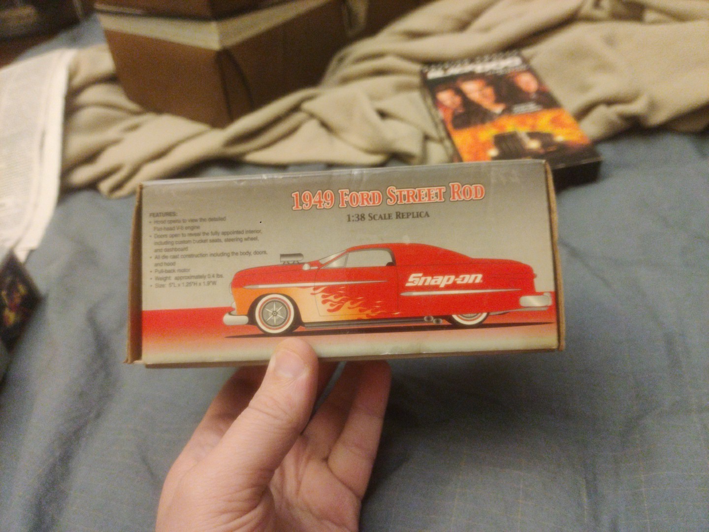 Snap-On 1:38 Scale 1949 Ford Street Rod Replica Diecast w/ Pull-Back Motor