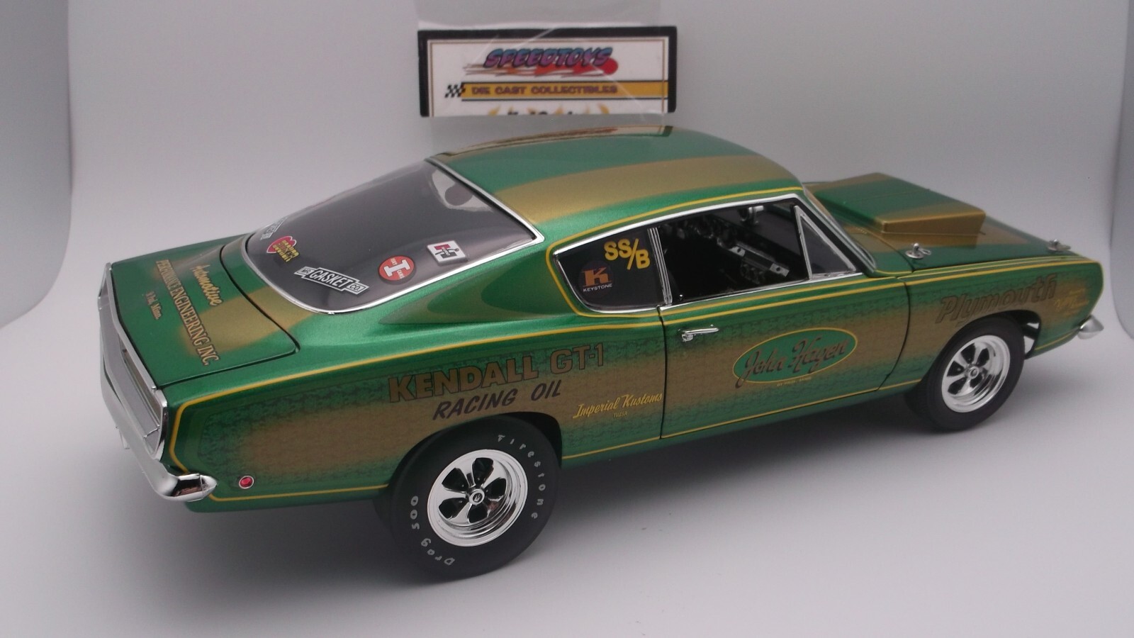 RARE 1968 JOHN HAGEN SUPER STOCK PLYMOUTH HEMI CUDA 426 A1806133AA 300 MADE ACME