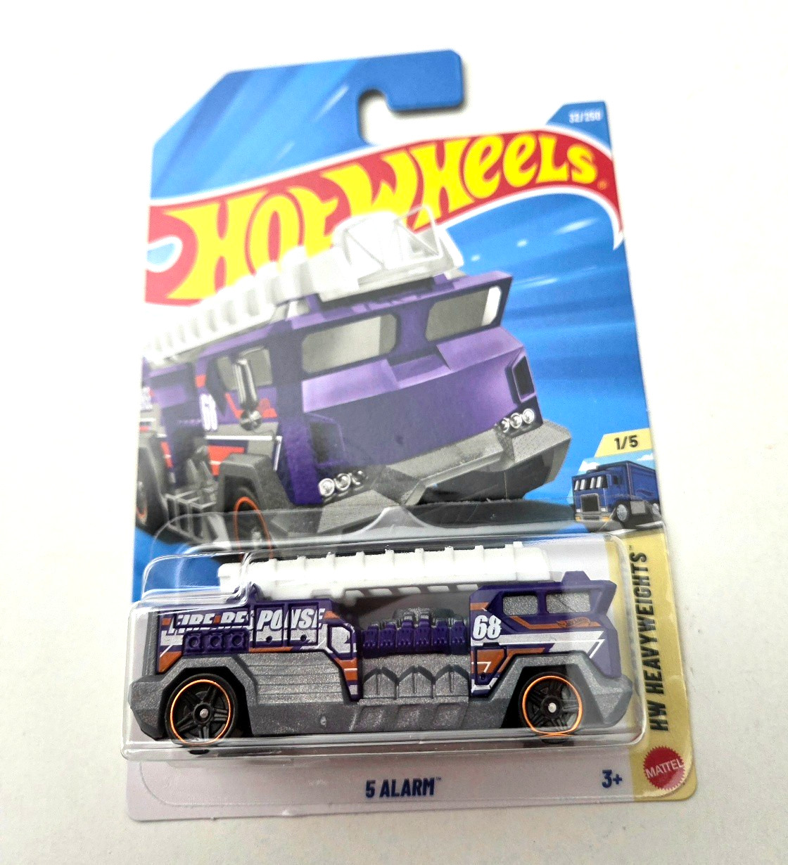 Hot Wheels 5 Alarm Purple #32 32/250 – 2026 HW HeavyWeights