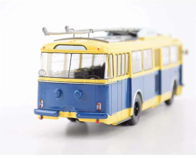 1:43 Modimio Bohemian Skoda 9TR Czech Trolley Bus Metal Model Display 103566