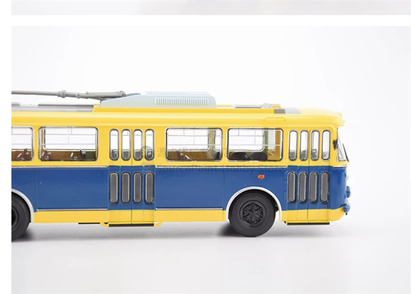 1:43 Modimio Bohemian Skoda 9TR Czech Trolley Bus Metal Model Display 103566