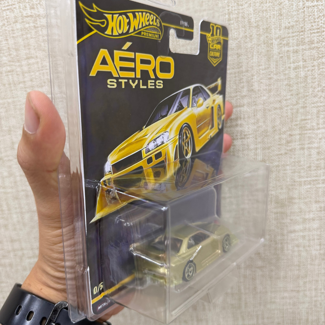 Hot Wheels Aero Styles Gold LBWK LB-ER34 Super Silhouette (Custom CHASE Diecast)