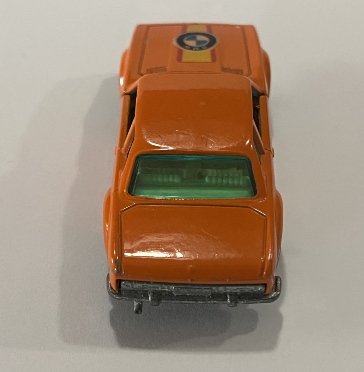 1976 Matchbox Lesney Superfast Orange BMW 3.0 CSL #45 1:64 Opening Doors VG