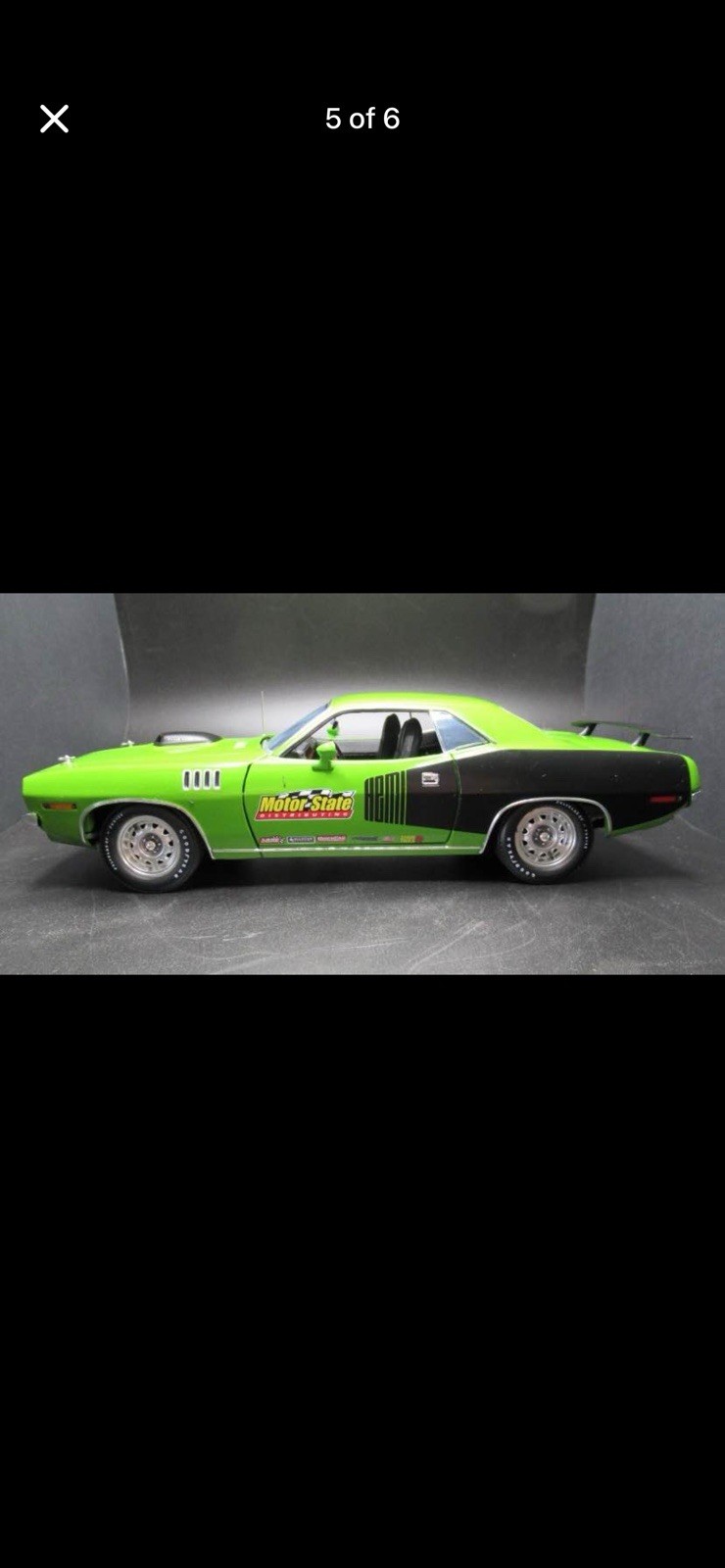 RARE 1971 PLYMOUTH HEMI CUDA MOTOR STATE 2022 HOLIDAY EDITION 1:18 ACME