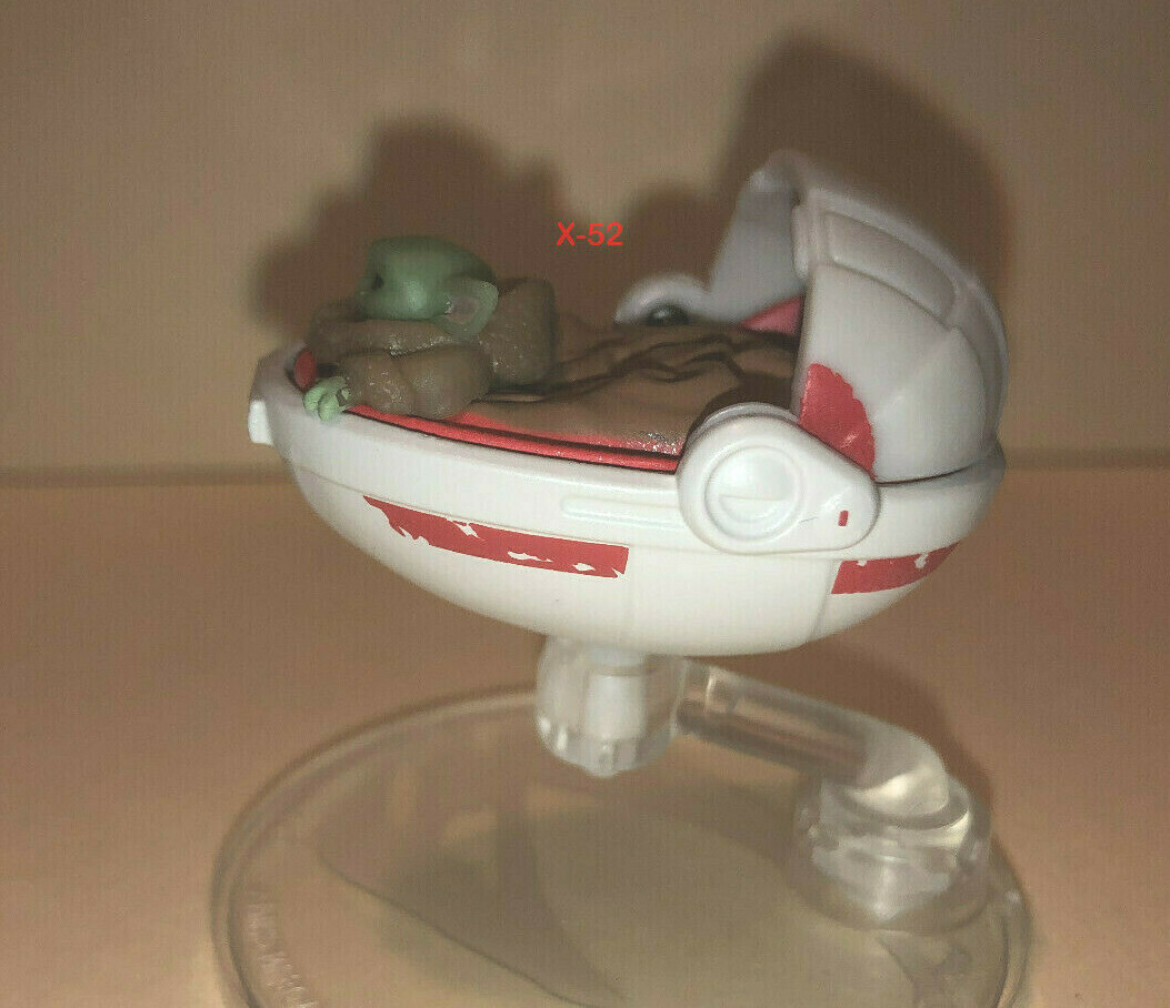 Mandalorian BABY YODA Child Hover Pram Star Wars Hot Wheels MANDO diecast toy