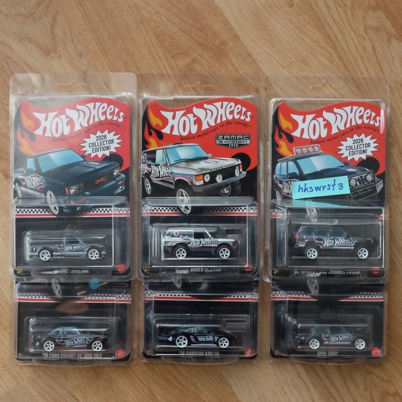 Hot Wheels Mail In 2026 Completed Set of 6 Car Collector Edition Free Shipping