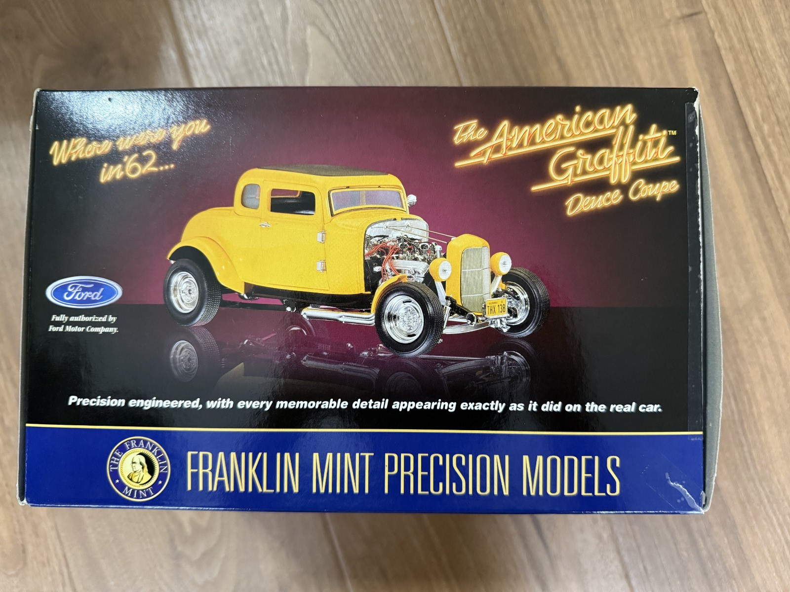Franklin Mint 1932 Ford Deuce Coupe American Graffiti Precision Model 1:24 NIB