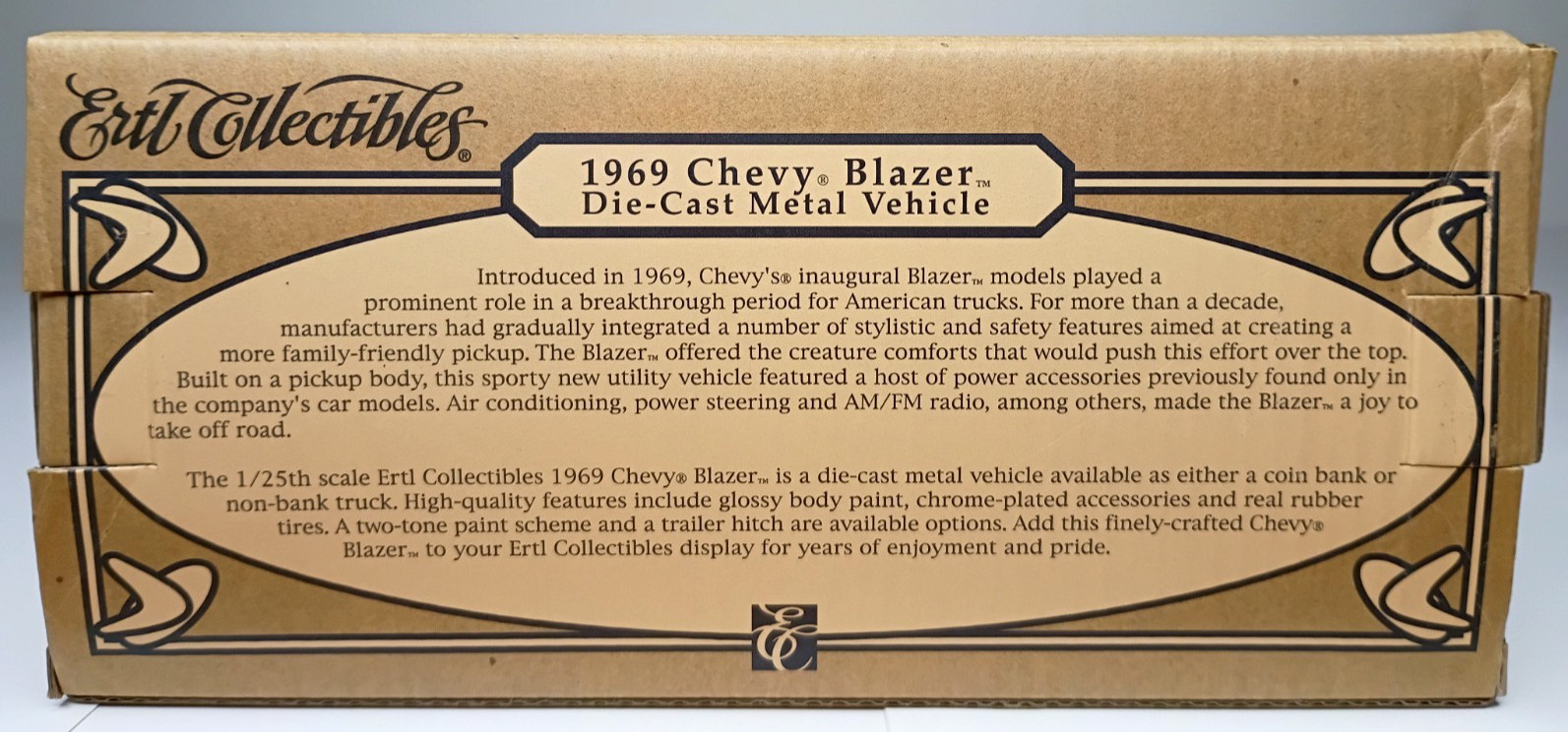 Ertl Collectibles – HS Die 35th Anniversary – 1969 Chevy Blazer Die-Cast Metal