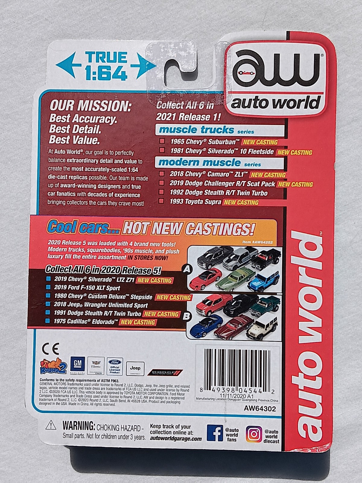 Auto World 1981 Chevy Silverado 10 Fleetside 1/64