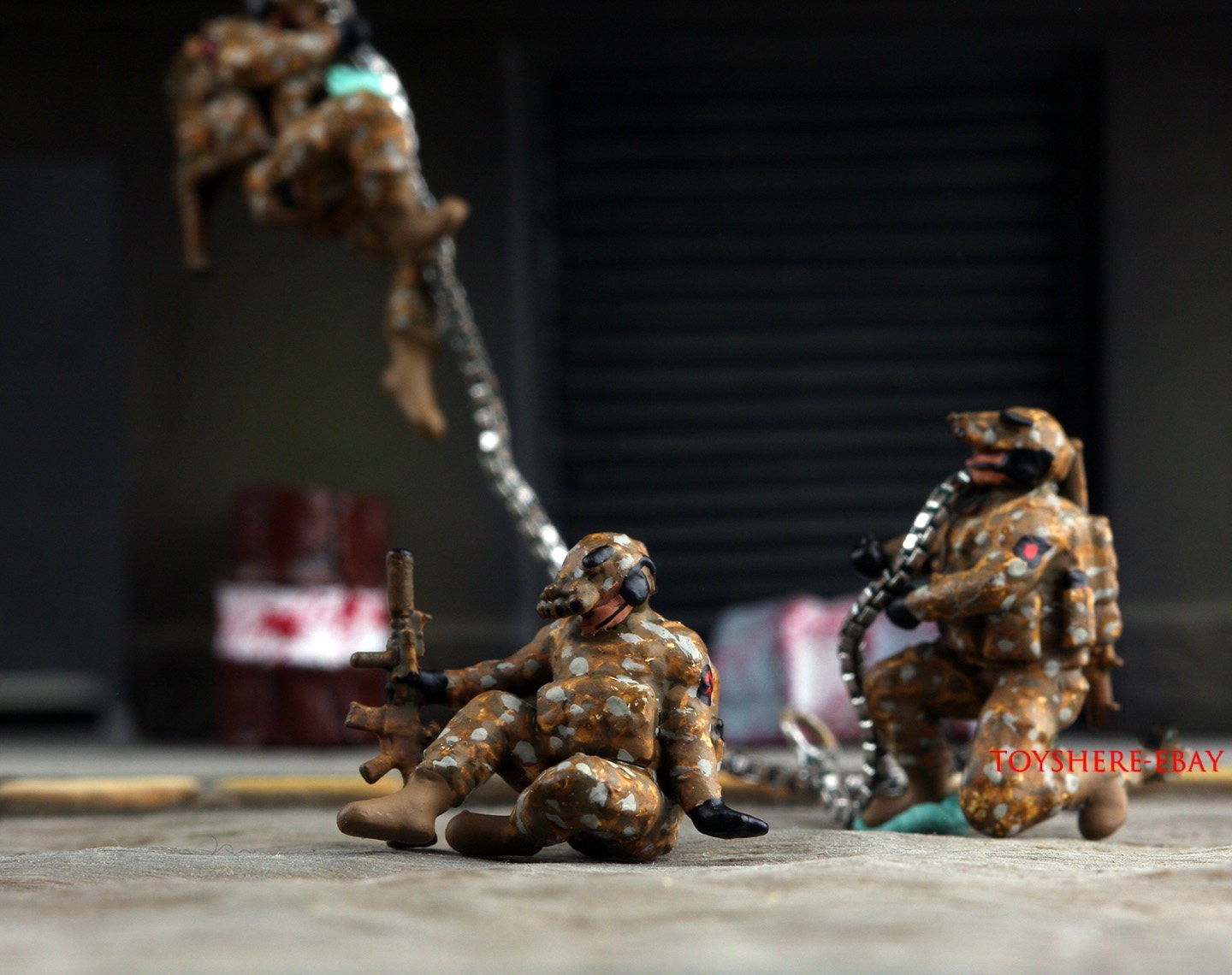 1/72 1/64 87 6pcs soldiers US Delta Force Helicopter Air Assault Mini Figures