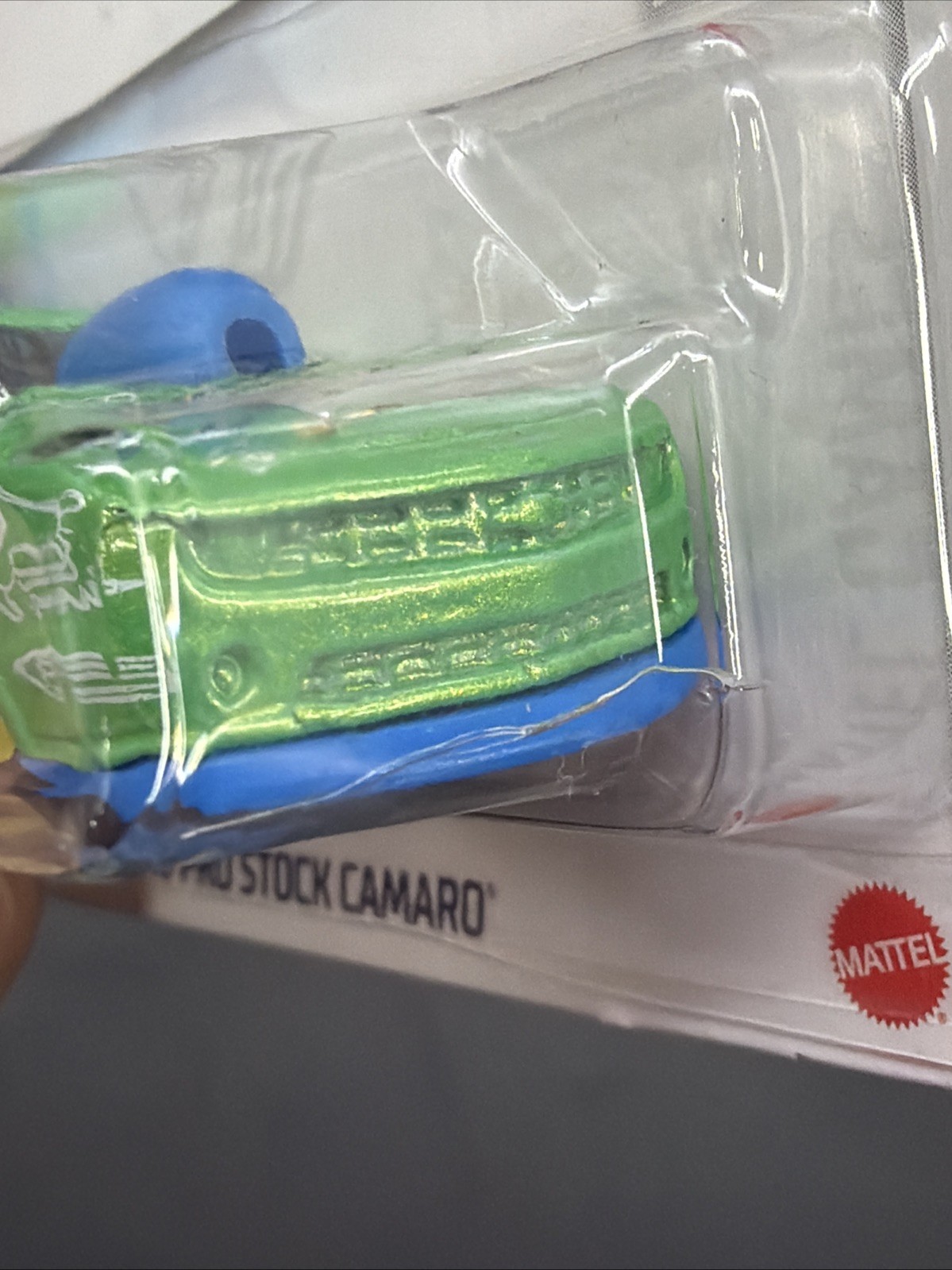 Hot Wheels Mattel Games ’10 Pro Stock Camaro *RARE CARD* (AB93)