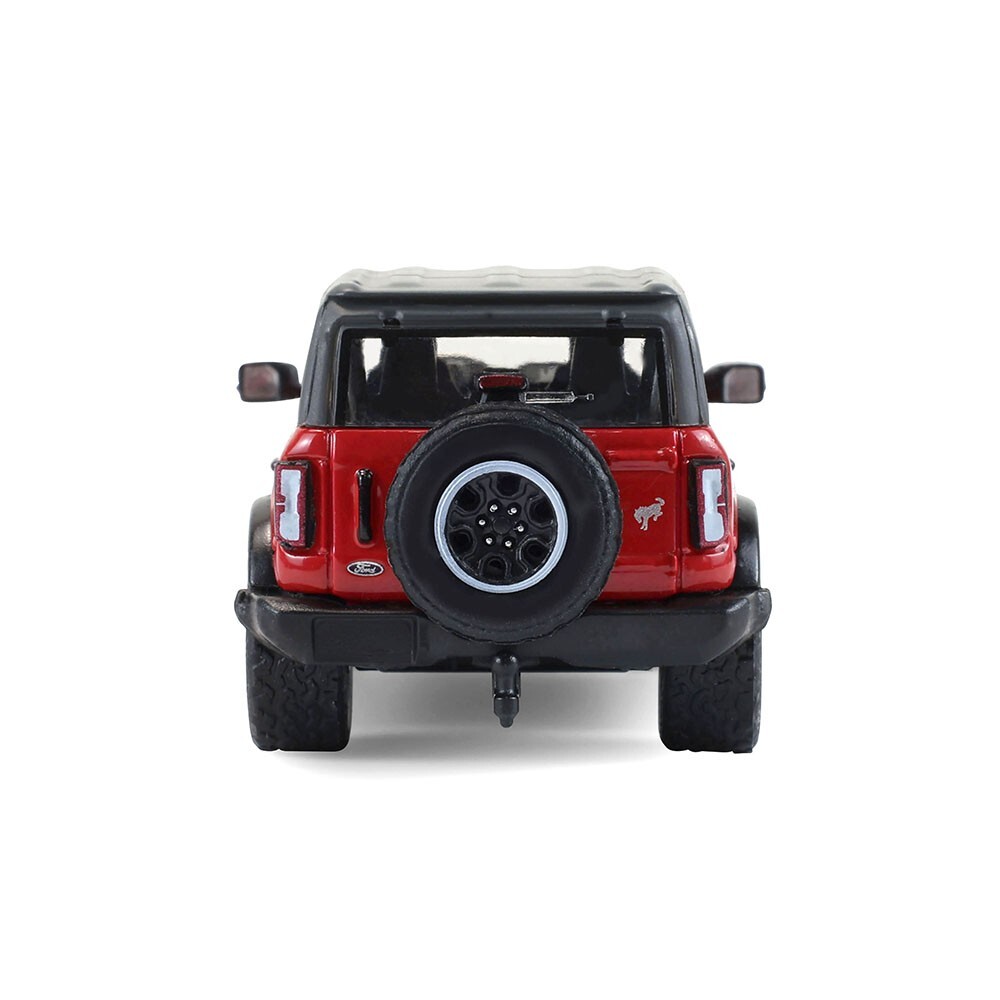 2024 Ford Bronco 4-Door Badlands – Red 1:64 Scale Model – Greenlight 68070C