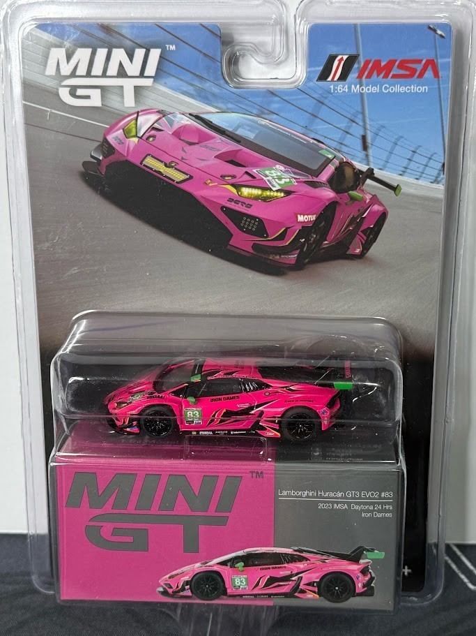 Mini GT #772 LAMBORGHINI HURACAN GT3 EV02 #83 2023 IMSA DAYTONA 24 HRS