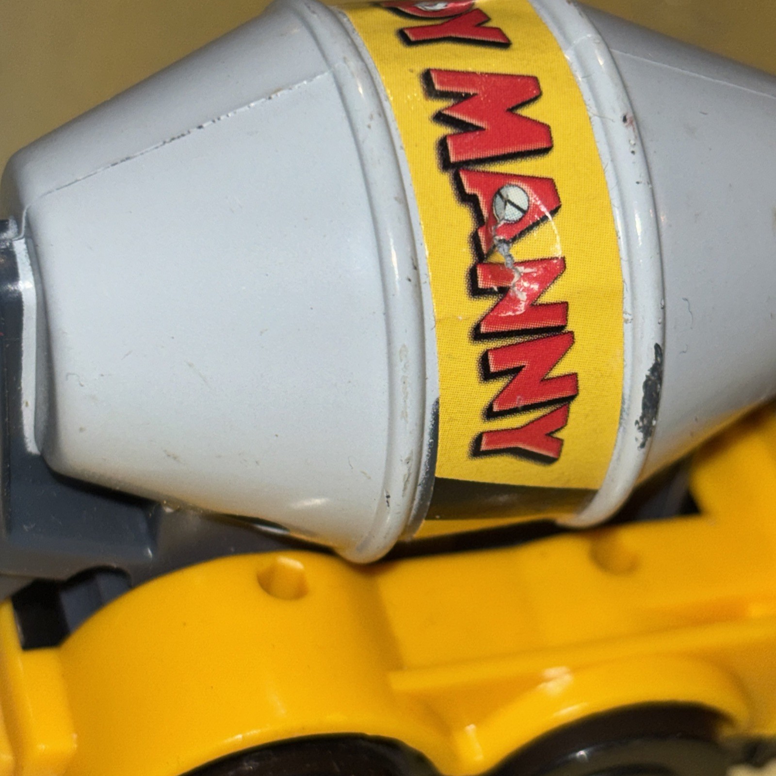 VTG Handy Manny Cement Mixer Mixing Truck Construction Push And Go Disney