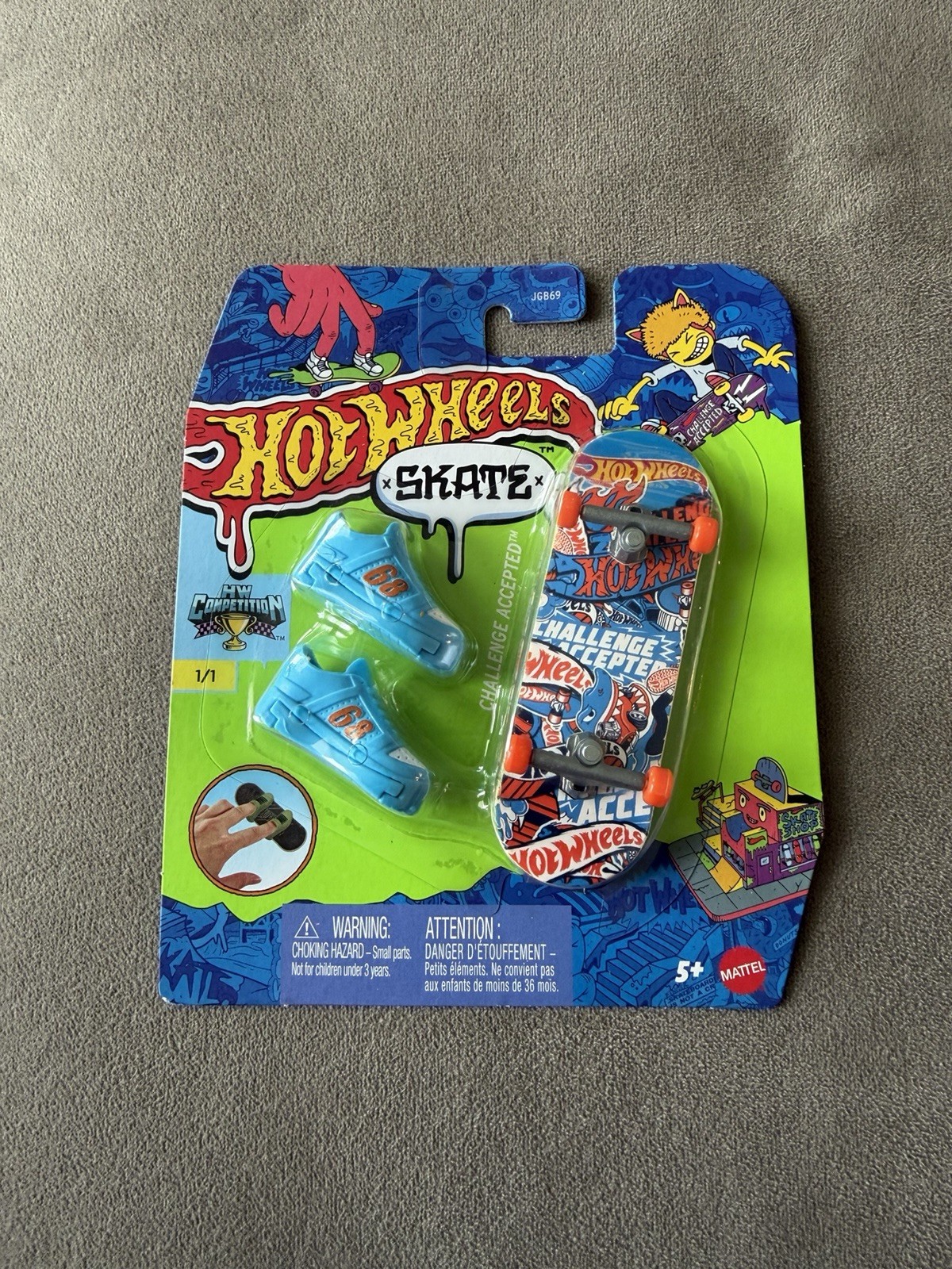 Hot Wheels Skate Challenge Accepted HW Competition 1/1 Rare Skateboard 2026