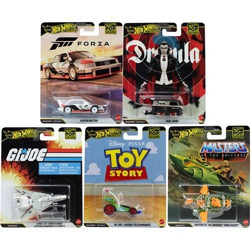 Hot Wheels Pop Culture R Case 2026 Set of 5 HXD63-956R 1/64