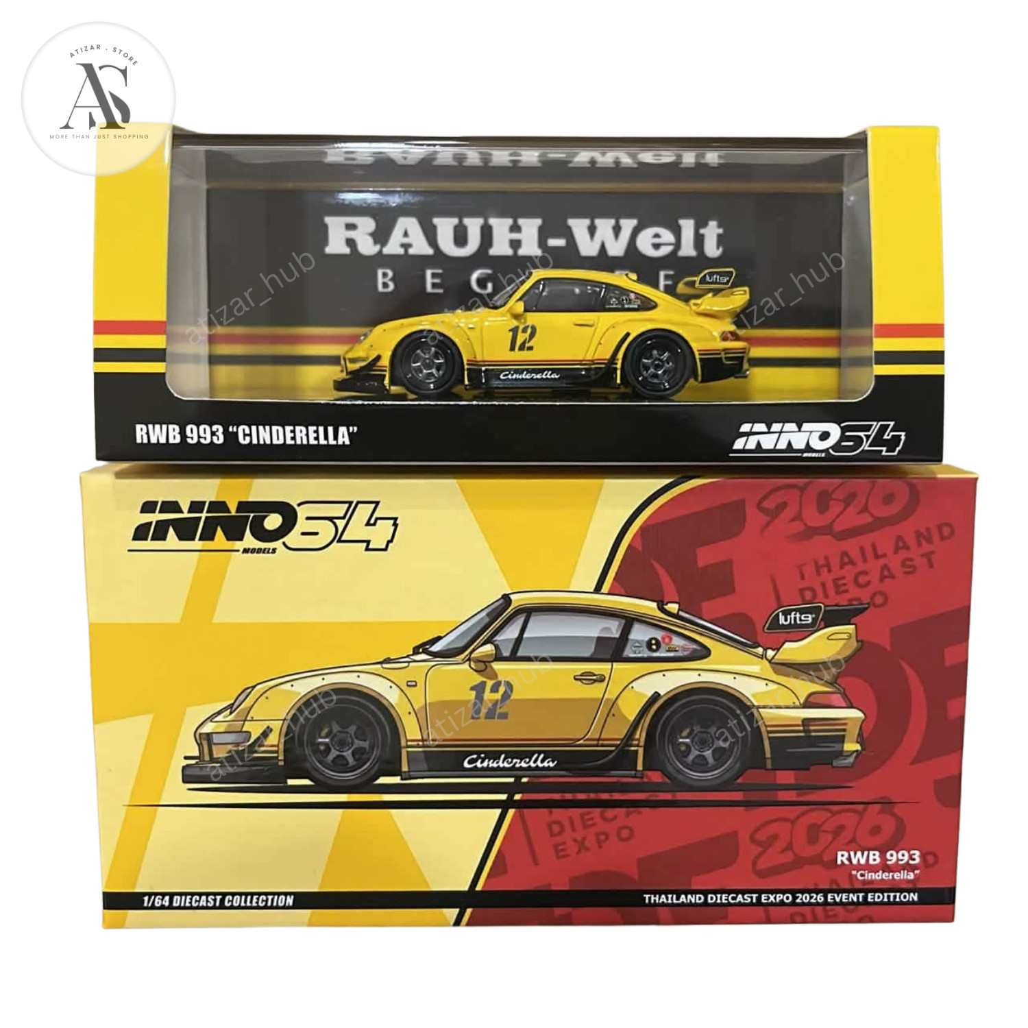 INNO64 RWB 993 Cinderella Thailand Diecast Expo TDE 2026 1:64 Limited Ed