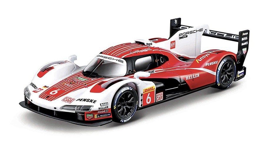 BBURAGO PORSCHE 963 RACE SERIES PENSKE MOTORSPORT 1:43 SCALE
