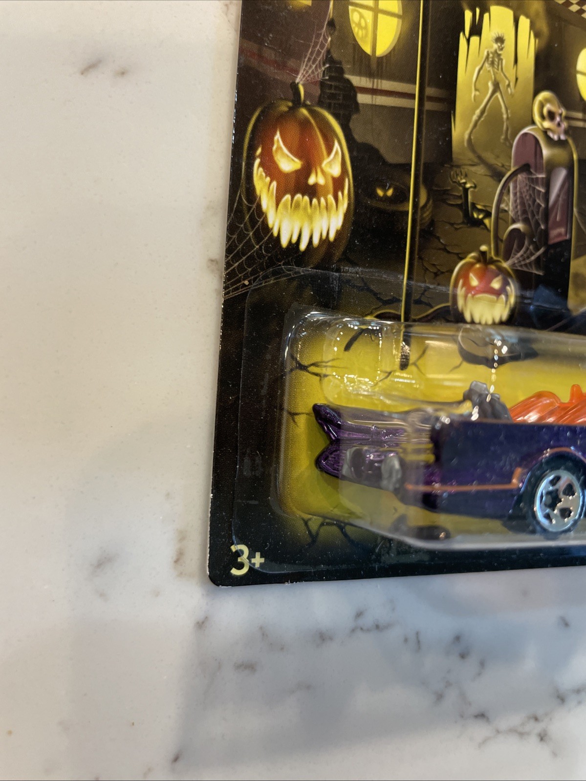 2012 HOT WHEELS Kroger Halloween 1966 BATMOBILE Purple Orange (In Protector)