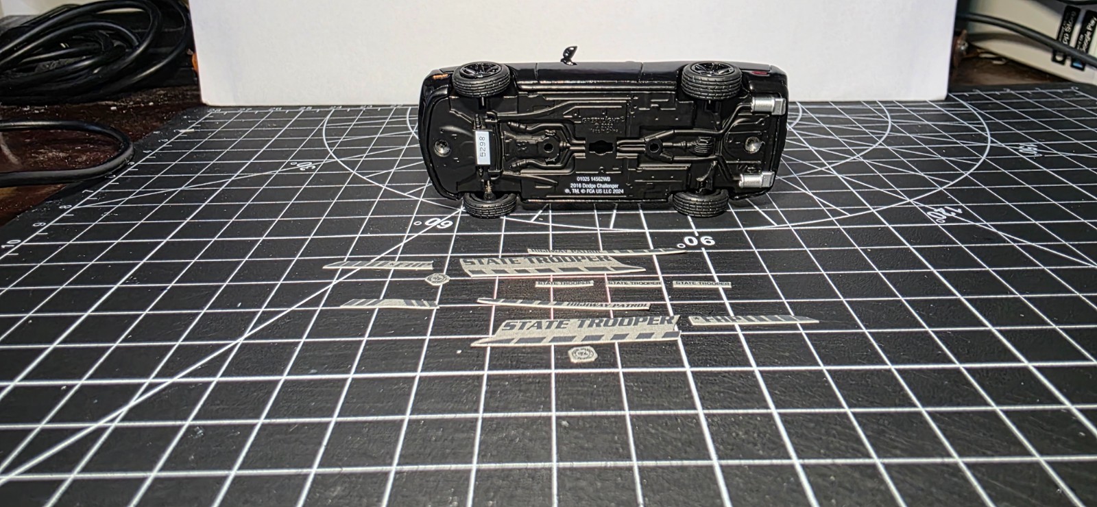 Greenlight Florida State Trooper Highway Patrol GHOST Dodge Challenger 1/64